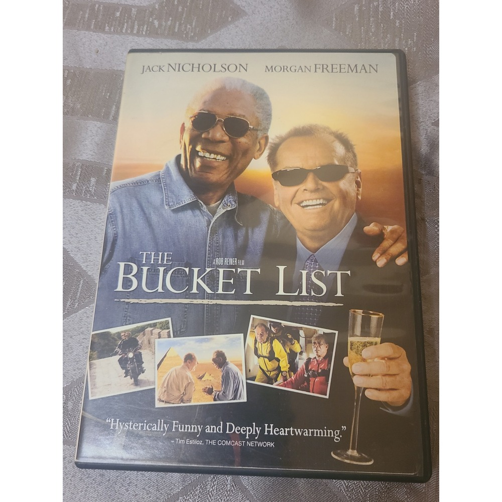 The Bucket List DVD 2007 Jack Nicholson Morgan Freeman Widescreen Full Screen